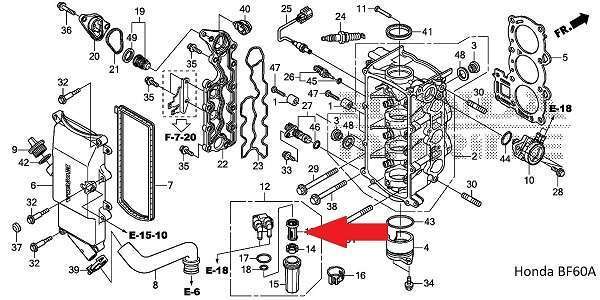Honda filter goriva 16901-ZZ5-003 - Slika 3